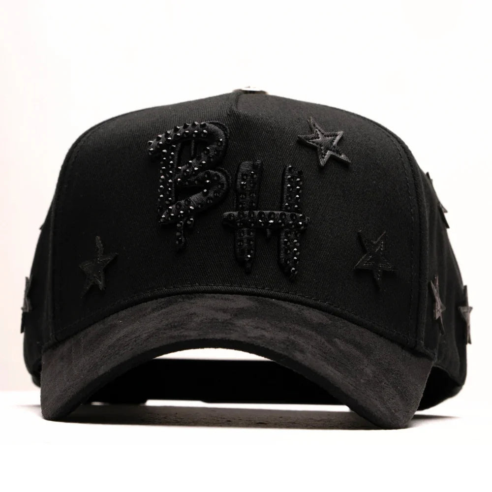 Barbas Hats Blackout Stars Snapback