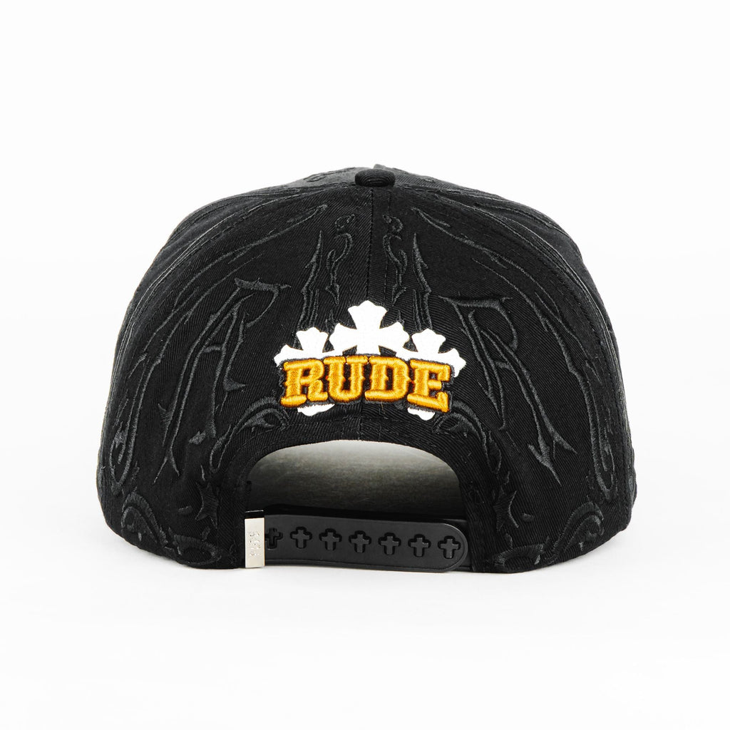 Rude Awakening Houston x Porfa Black Snapback