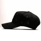 Barbas Hats Blackout Stars Snapback