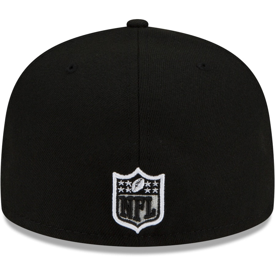 Men’s New Era Black New Orleans Saints Patch Up Super Bowl XLIV 59FIFTY Fitted Hat