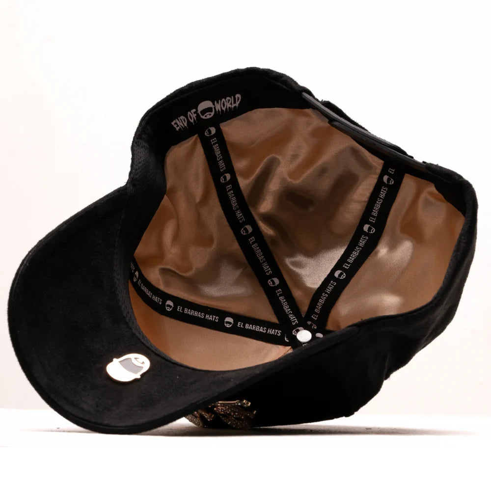 Barbas Hats – Rose Gold Skulls Snapback