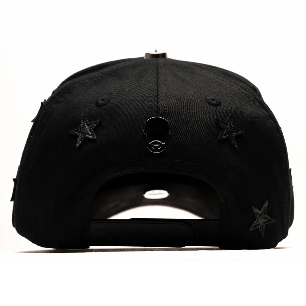 Barbas Hats Blackout Stars Snapback