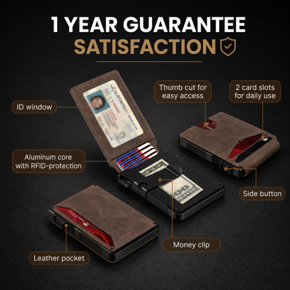 Noirsense MagVault® Minimalist Wallet - Maximum Capacity. Minimal Footprint.