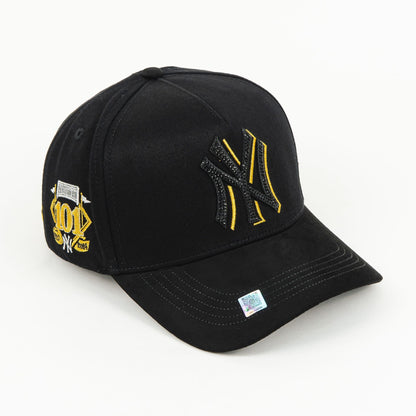 BigBoss NY BLACK/GOLD VISOR SUEDE
