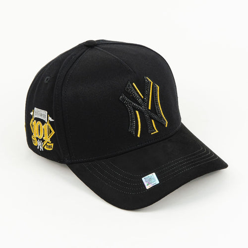 BigBoss NY BLACK/GOLD VISOR SUEDE