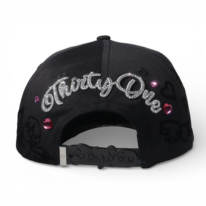 31 Hats NY Love Struck Black Snapback