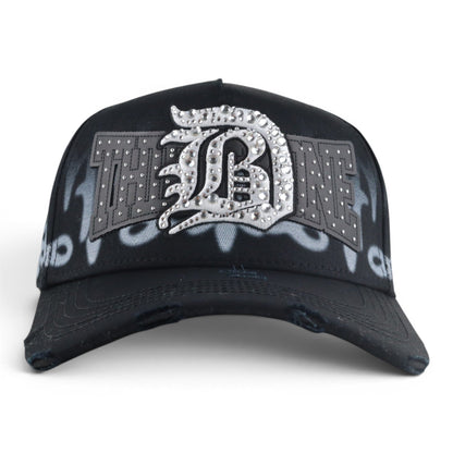 31 HATS BENAVIDEZ SHOWCASE BLACK/WHITE CRYSTALS