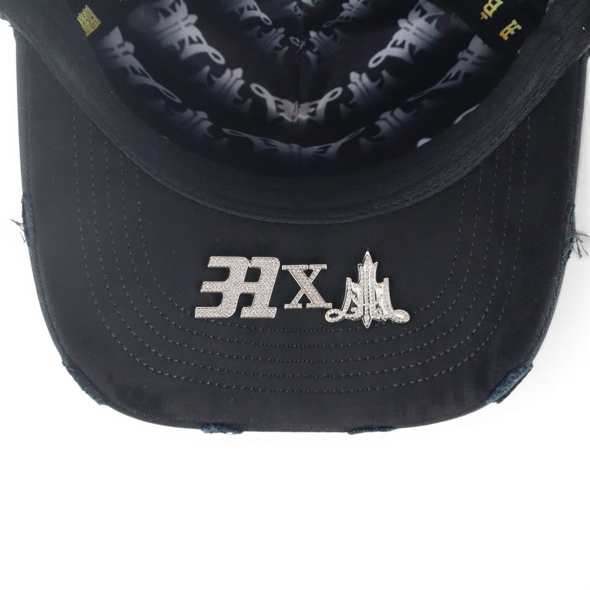 31 HATS BENAVIDEZ SHOWCASE BLACK/WHITE CRYSTALS
