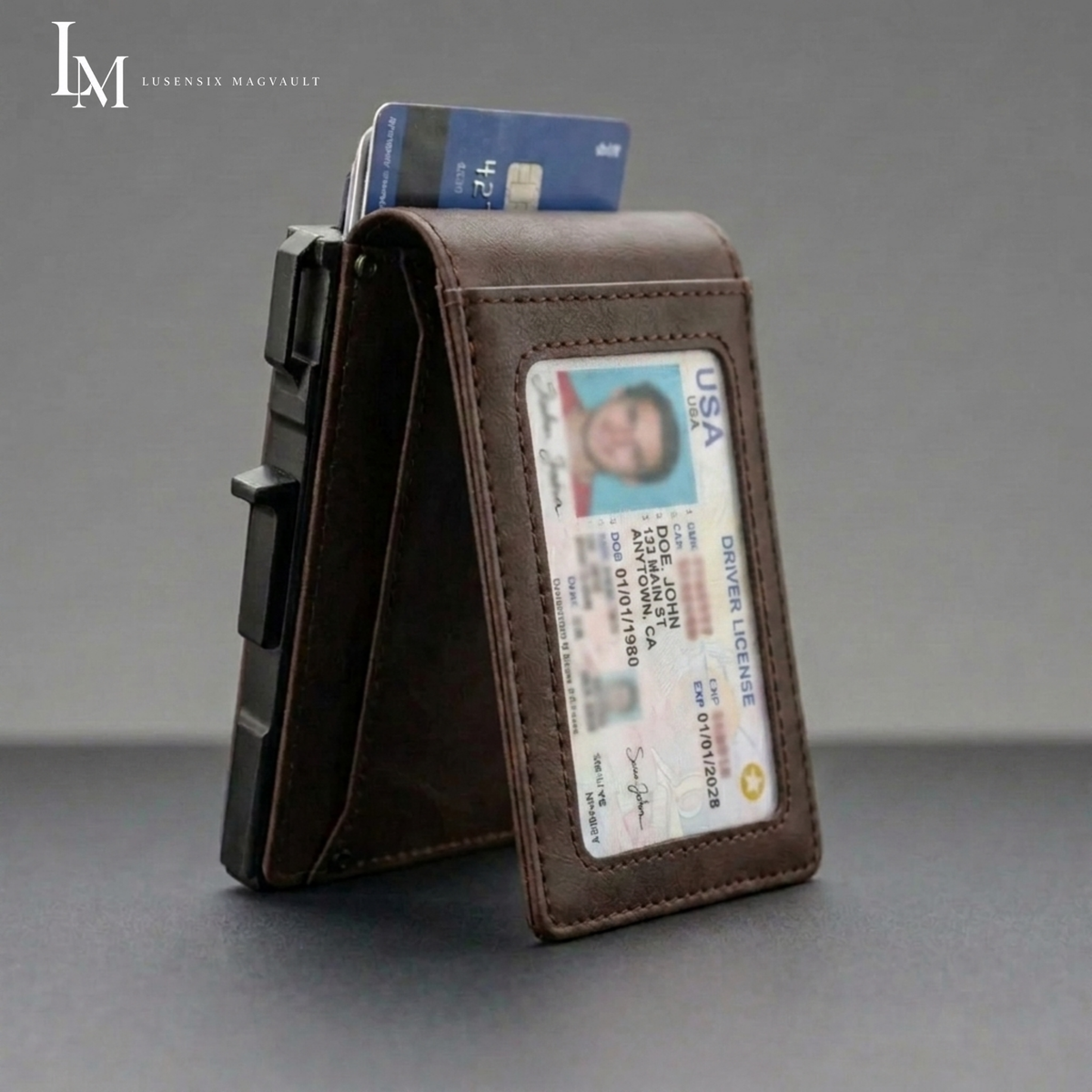 Noirsense MagVault® Minimalist Wallet - Maximum Capacity. Minimal Footprint.