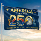 Flagwix American Flag - America 250th Anniversary Grommet Flag for Patriotic Decor