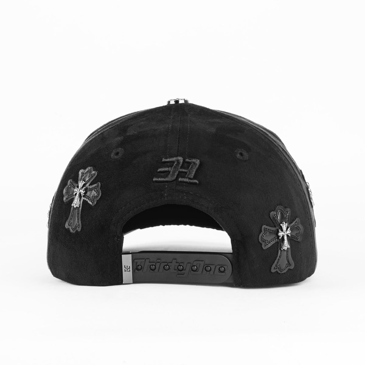 31 Hats LA Chrome 3 All Black Snapback