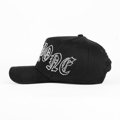 31 Hats NY Crystals Black/White Snapback