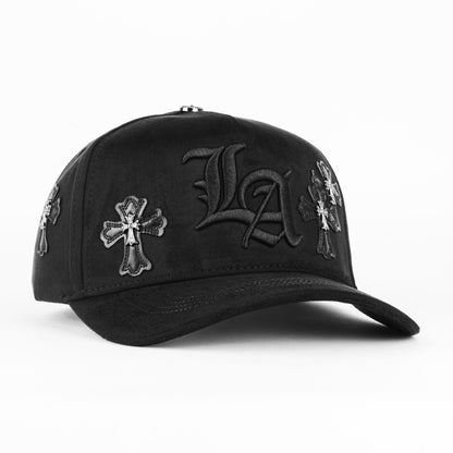 31 Hats LA Chrome 3 All Black Snapback