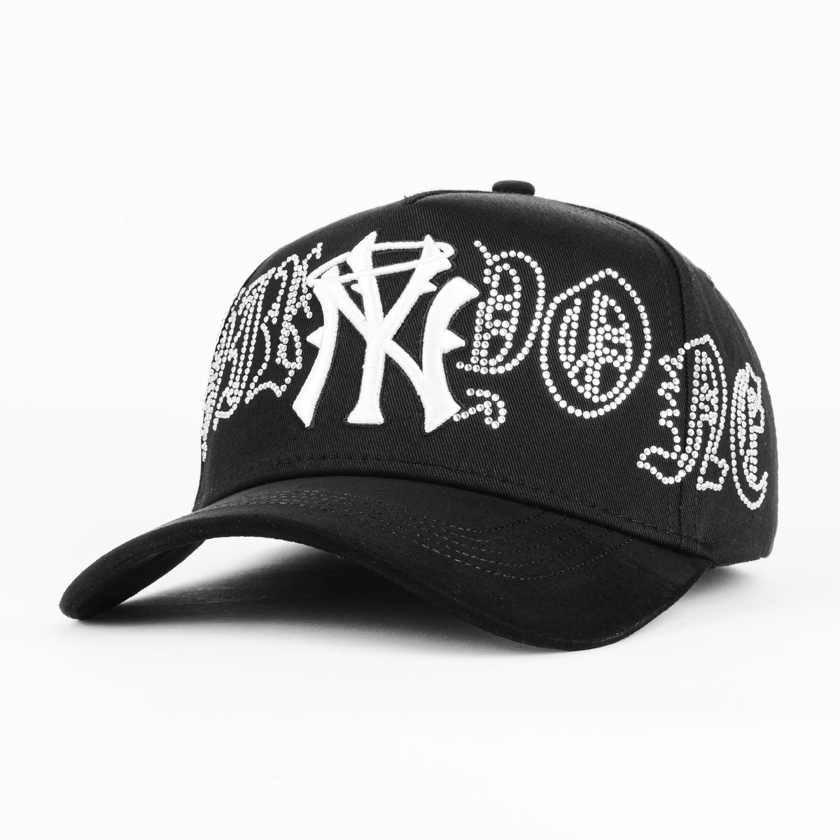 31 Hats NY Crystals Black/White Snapback