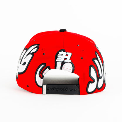 31 Hats BACKPACK LETRAS ARABES RED/BLK