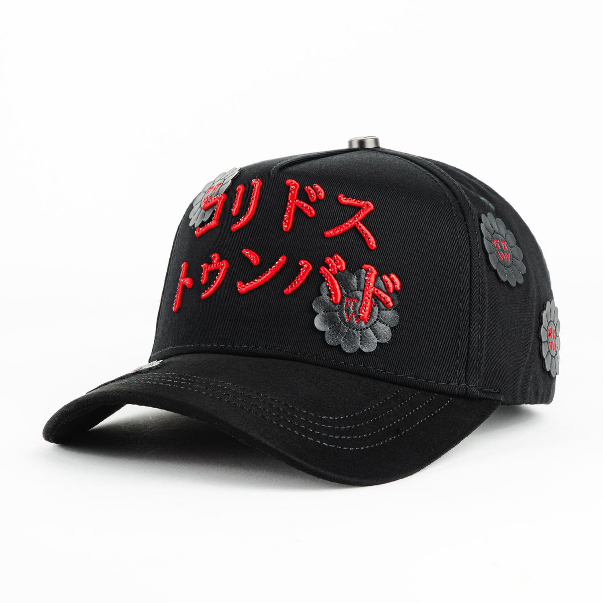 Barbas Hats CT Oriental Tumbado Black Snapback