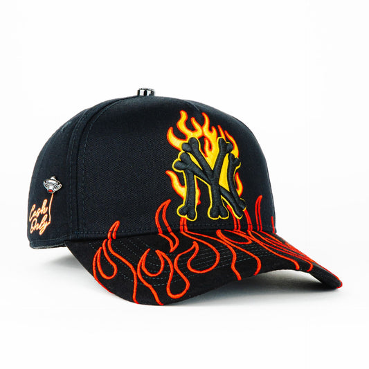 Cash Only NY FLAMES RED BLACK