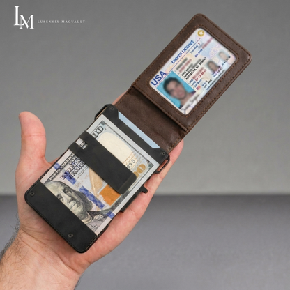 Noirsense MagVault® Minimalist Wallet - Maximum Capacity. Minimal Footprint.