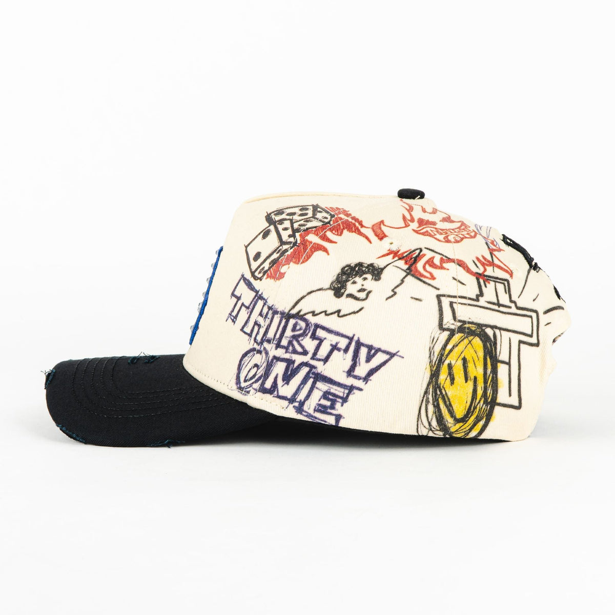 31 Hats Page 31 Beige/Black Snapback