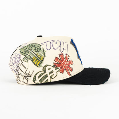 31 Hats Page 31 Beige/Black Snapback