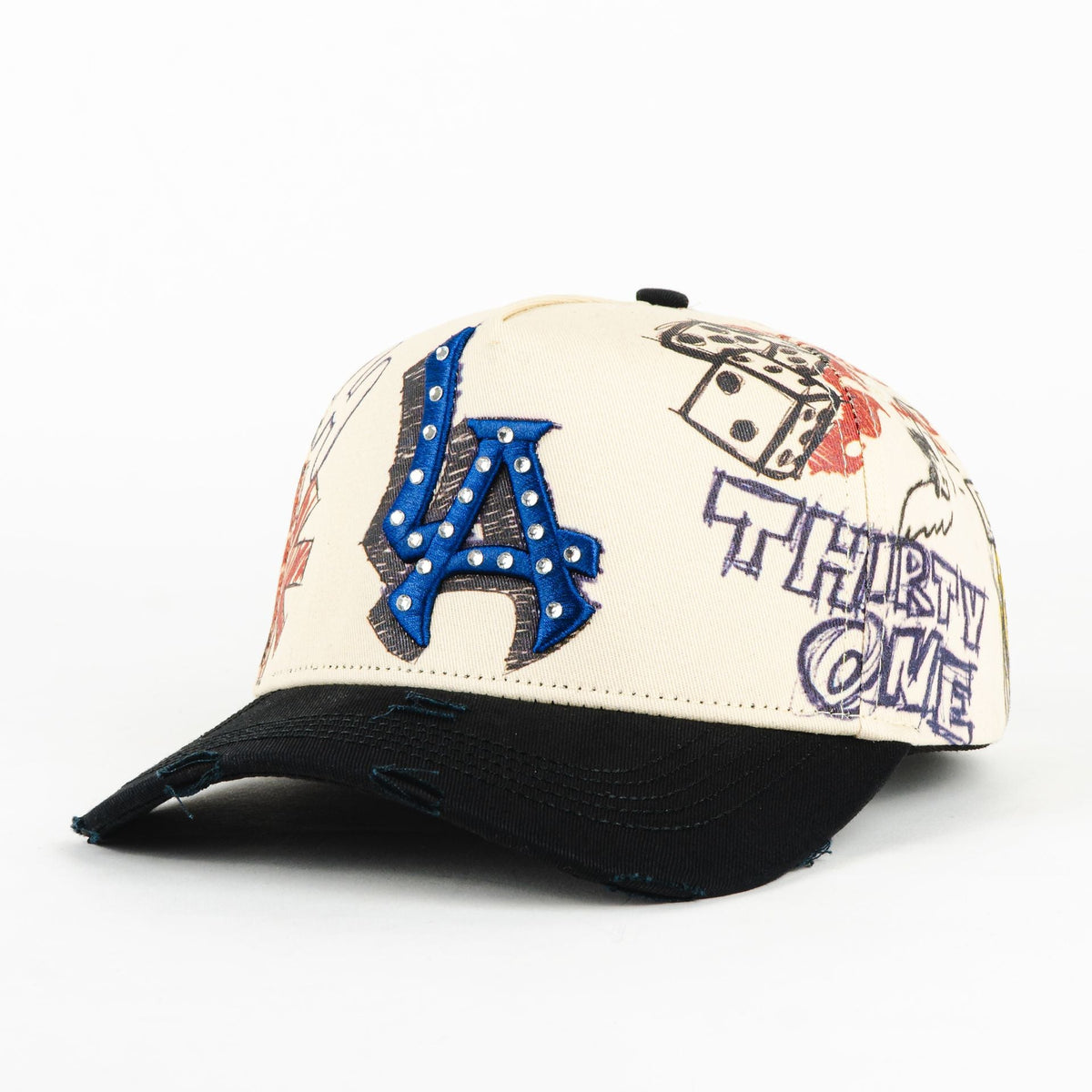 31 Hats Page 31 Beige/Black Snapback