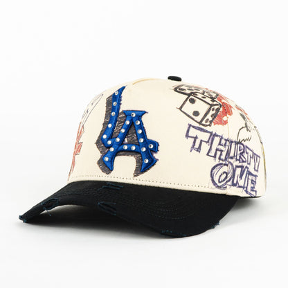 31 Hats Page 31 Beige/Black Snapback