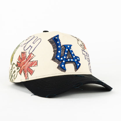 31 Hats Page 31 Beige/Black Snapback