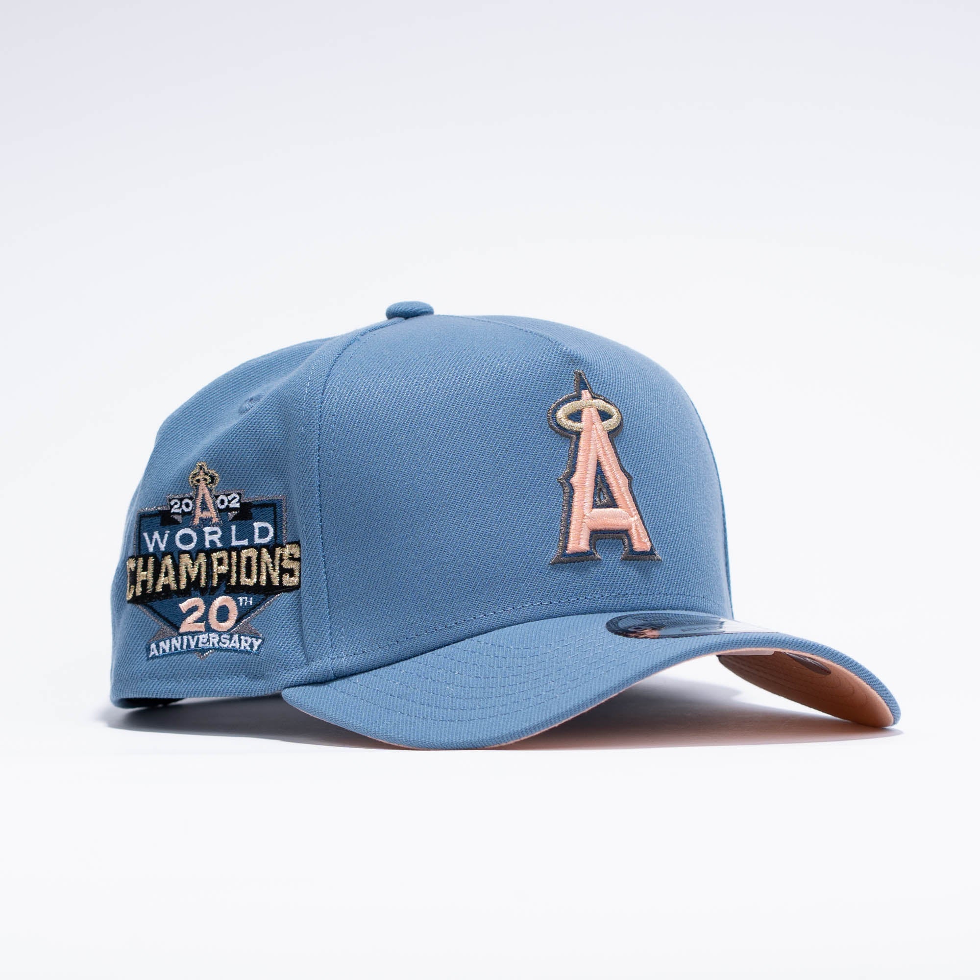 Anaheim Angels Azul y Durazno WC 20 Aniversario Snapback