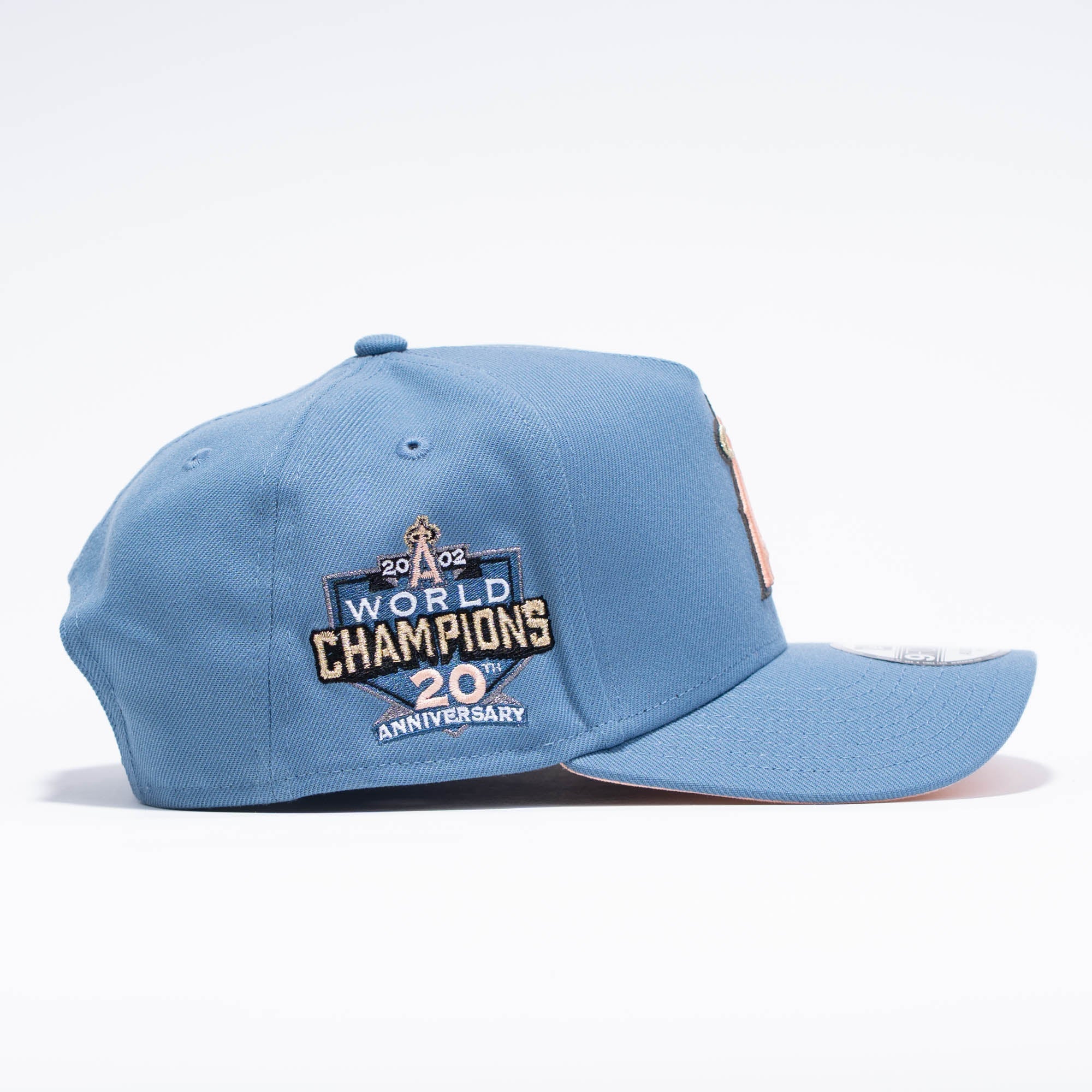 Anaheim Angels Azul y Durazno WC 20 Aniversario Snapback