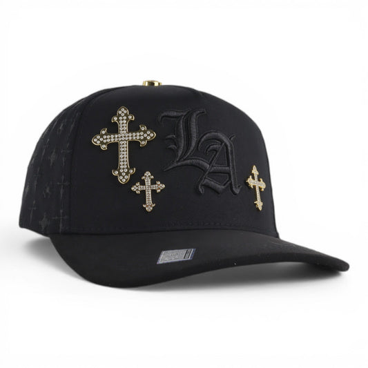 BIGG BOSS LA CRUCES GOLD/BLK SUEDE