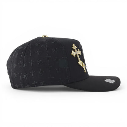 BIGG BOSS LA CRUCES GOLD/BLK SUEDE