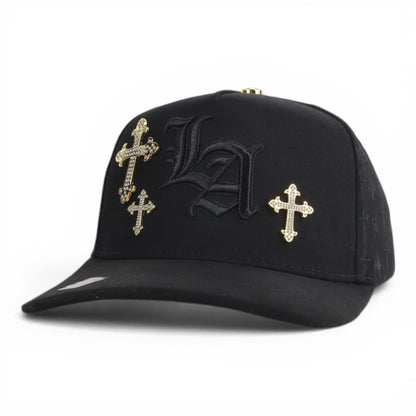 BIGG BOSS LA CRUCES GOLD/BLK SUEDE
