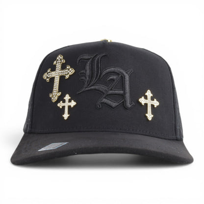 BIGG BOSS LA CRUCES GOLD/BLK SUEDE