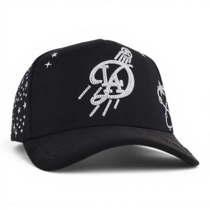 BIGG BOSS LA DODGERDS CRYSTAL BLK/WTH