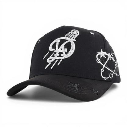 BIGG BOSS LA DODGERDS CRYSTAL BLK/WTH