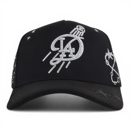 BIGG BOSS LA DODGERDS CRYSTAL BLK/WTH