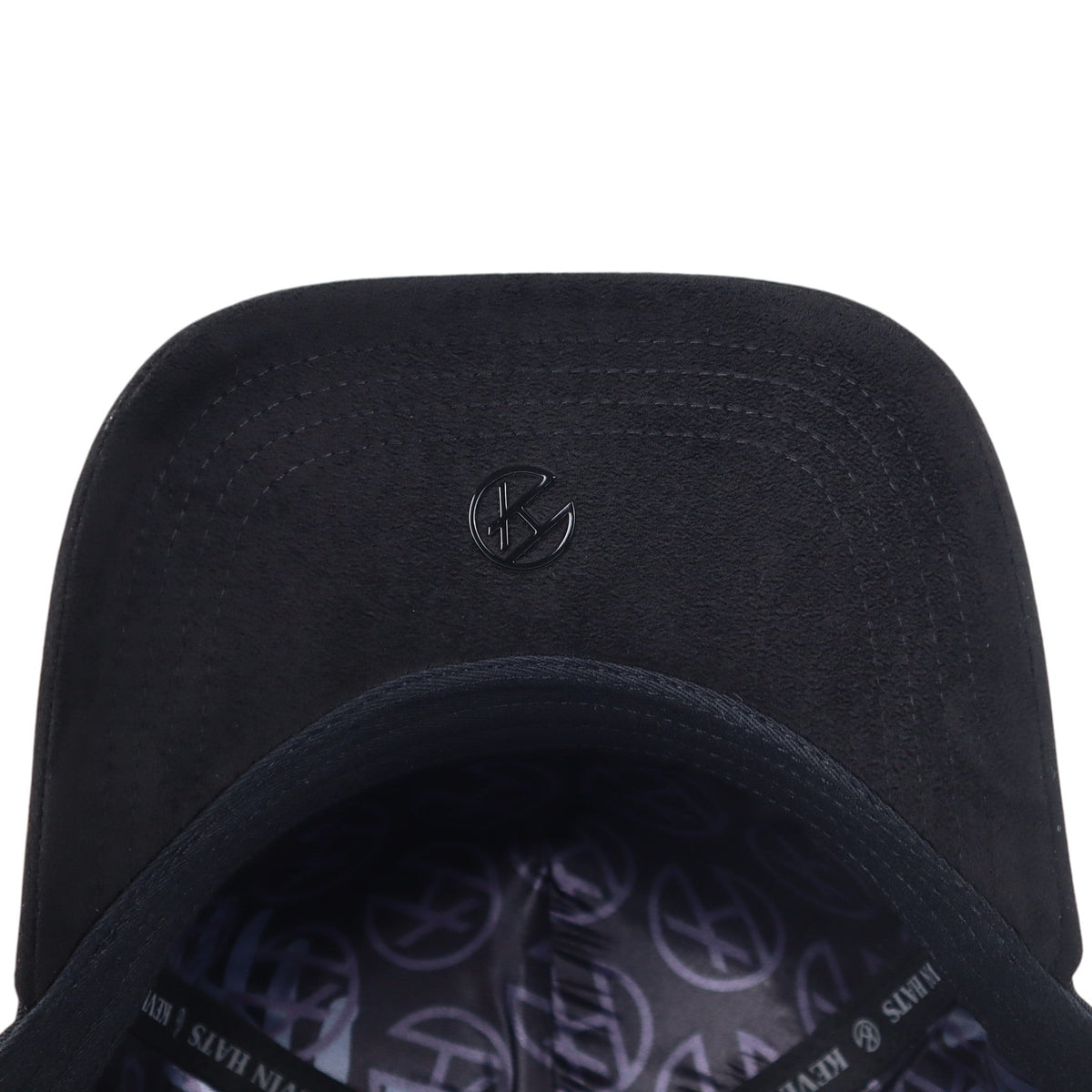 BIGG BOSS ORIOLES CRISTALS VISOR SUEDE BLACK