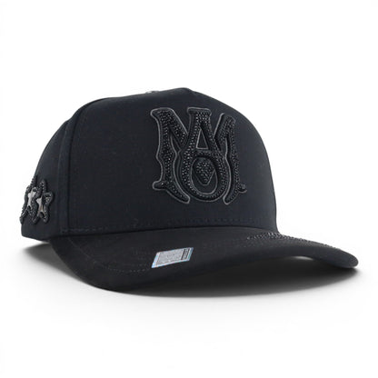 BIGG BOSS AMIRI ALL BLACK VISOR SUEDE