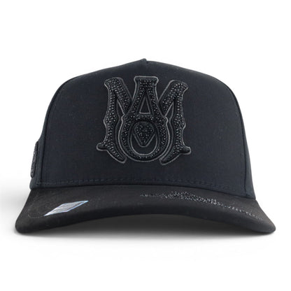 BIGG BOSS AMIRI ALL BLACK VISOR SUEDE