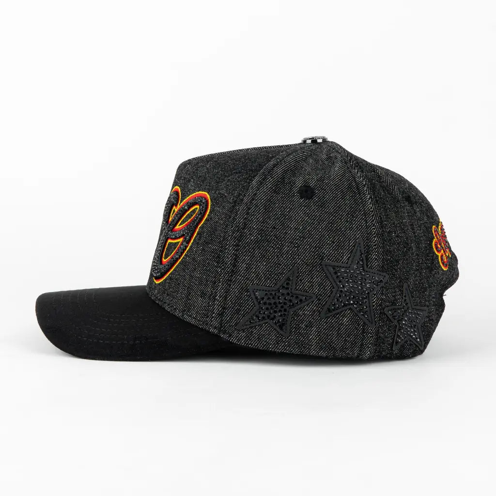 Cash Only The Rockstar Denim Snapback