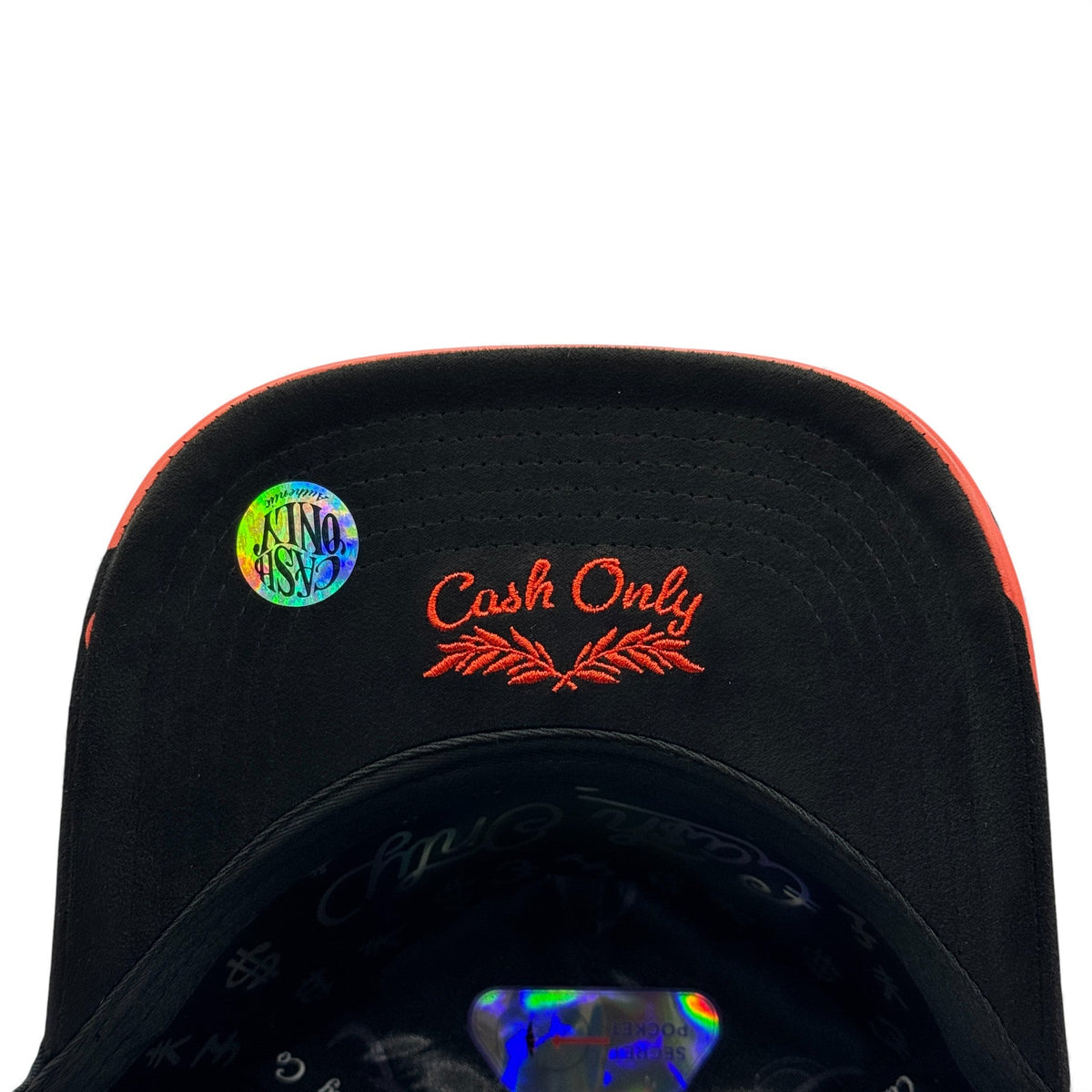 CASH ONLY STAR IN FLAMES BLACK