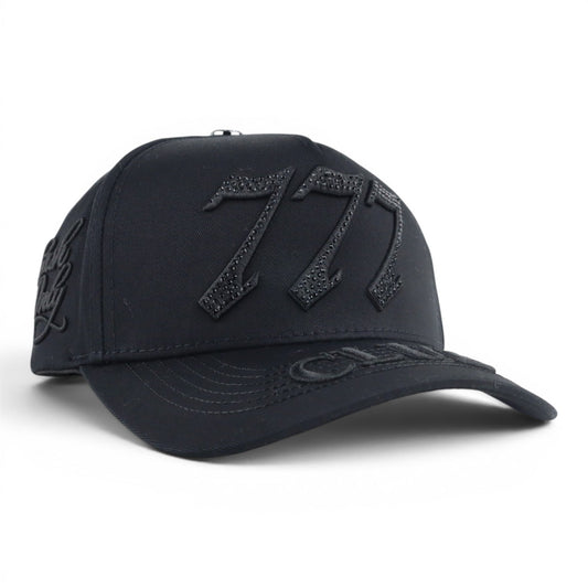 CASH ONLY 777 CLUB RINESTONES BLACK