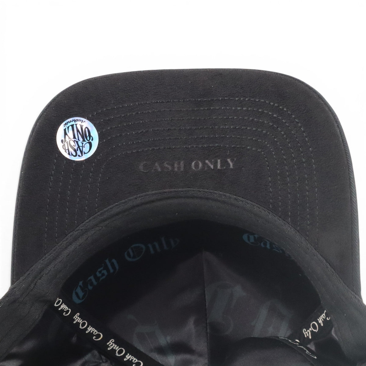 CASH ONLY 777 CLUB RINESTONES BLACK