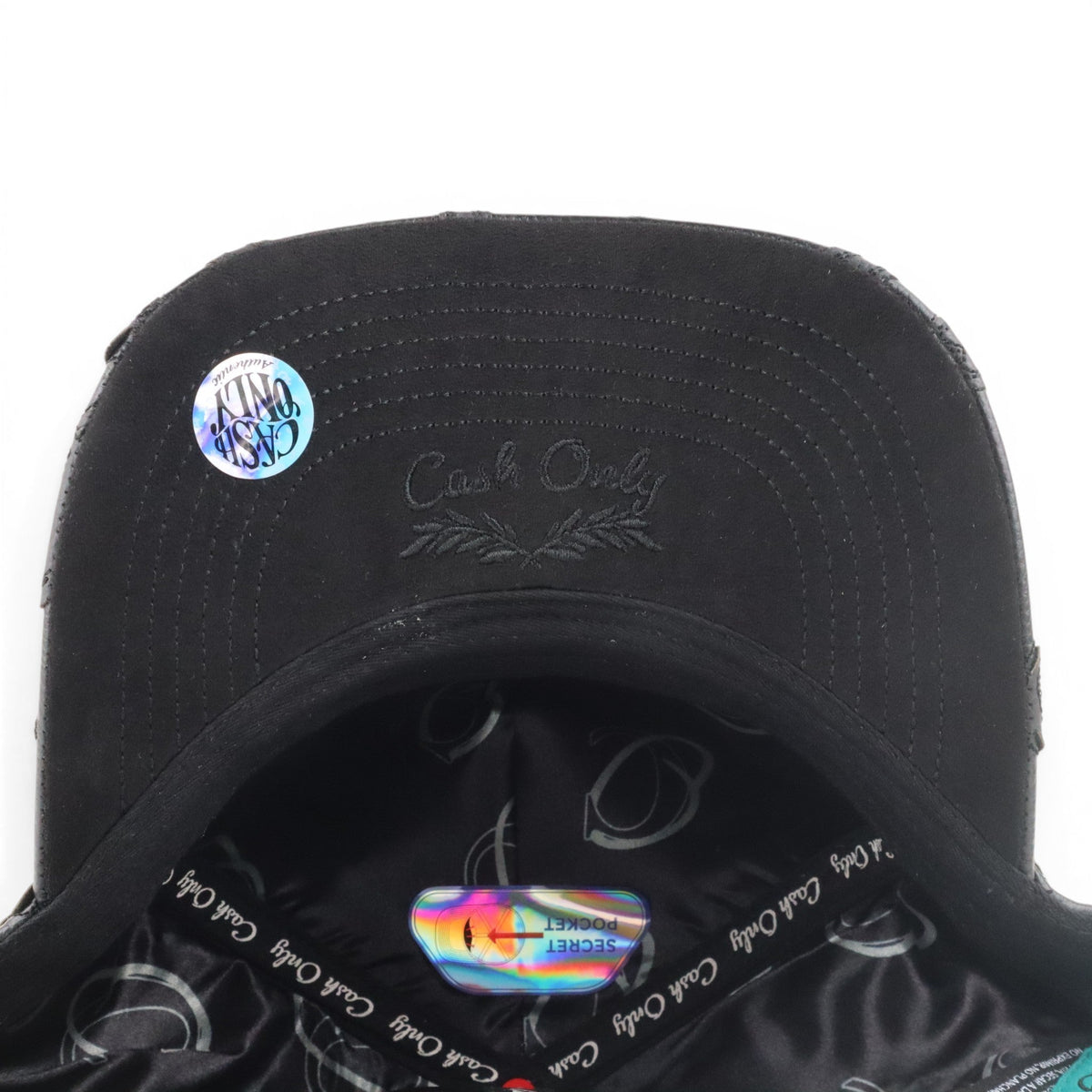 CASH ONLY CROWN CROSSES BLACK