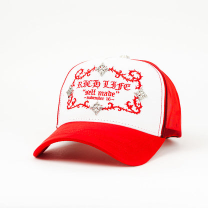 BARBAS HATS RICH LIFE RED