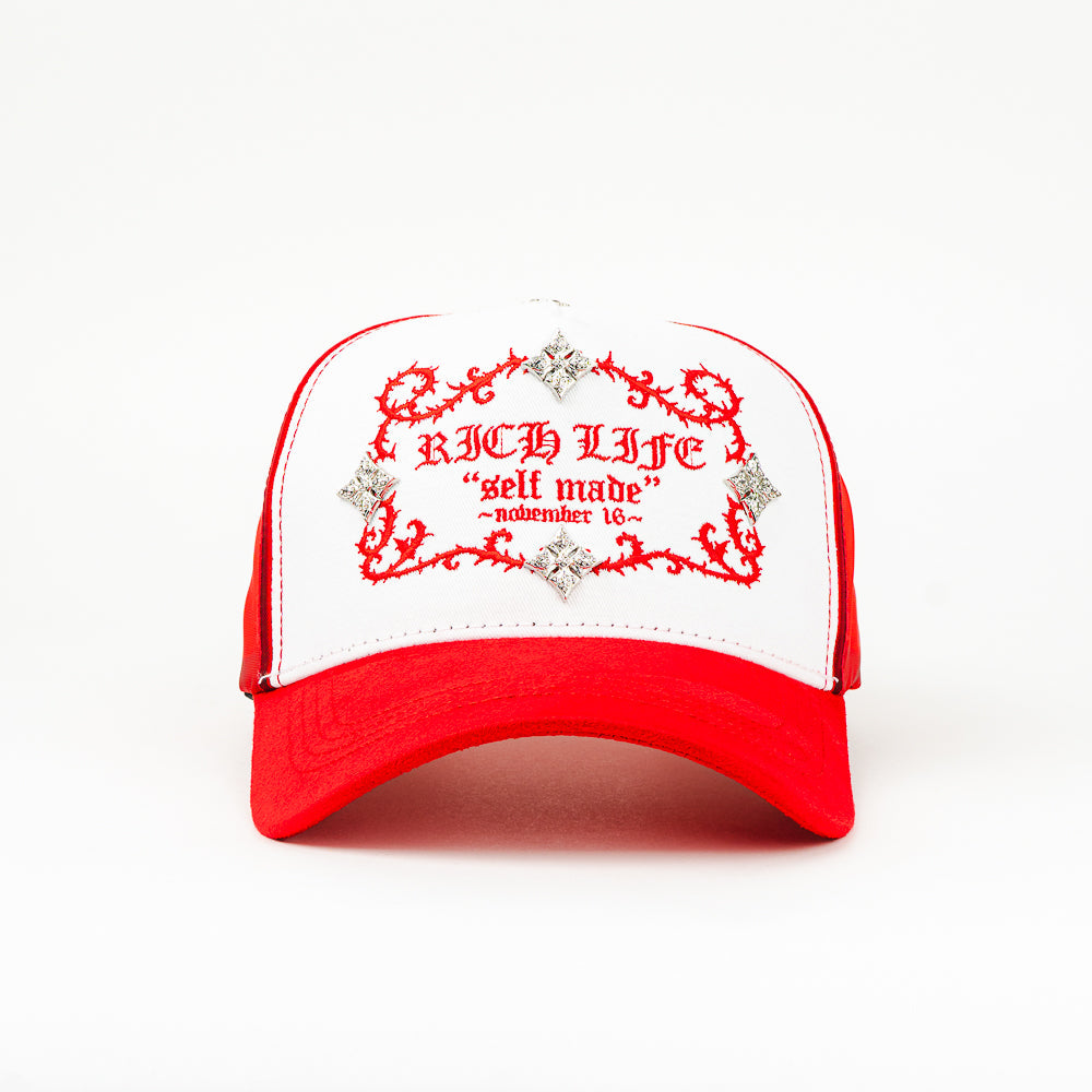 BARBAS HATS RICH LIFE RED