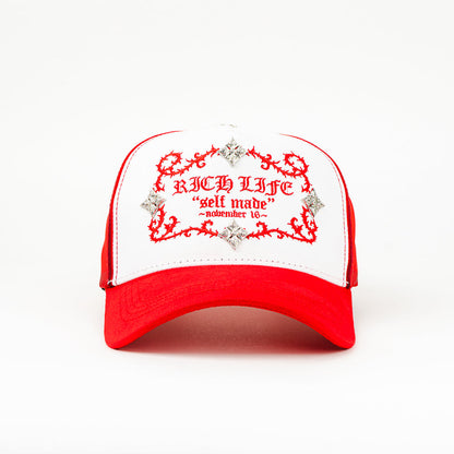 BARBAS HATS RICH LIFE RED