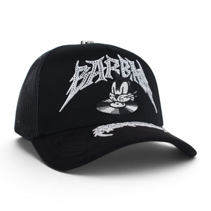BARBAS HATS BARBAS RECORDS BLACK/WHITE