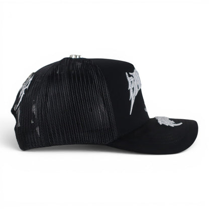BARBAS HATS BARBAS RECORDS BLACK/WHITE