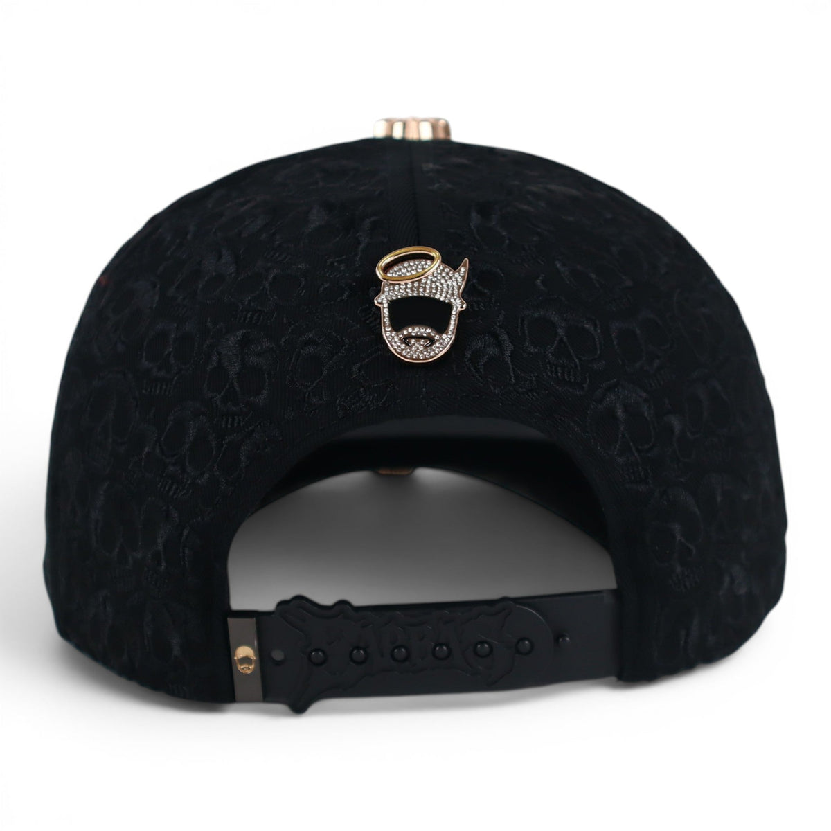 BARBAS HATS BBB HAND SKULL CRYSTALS NEGRA
